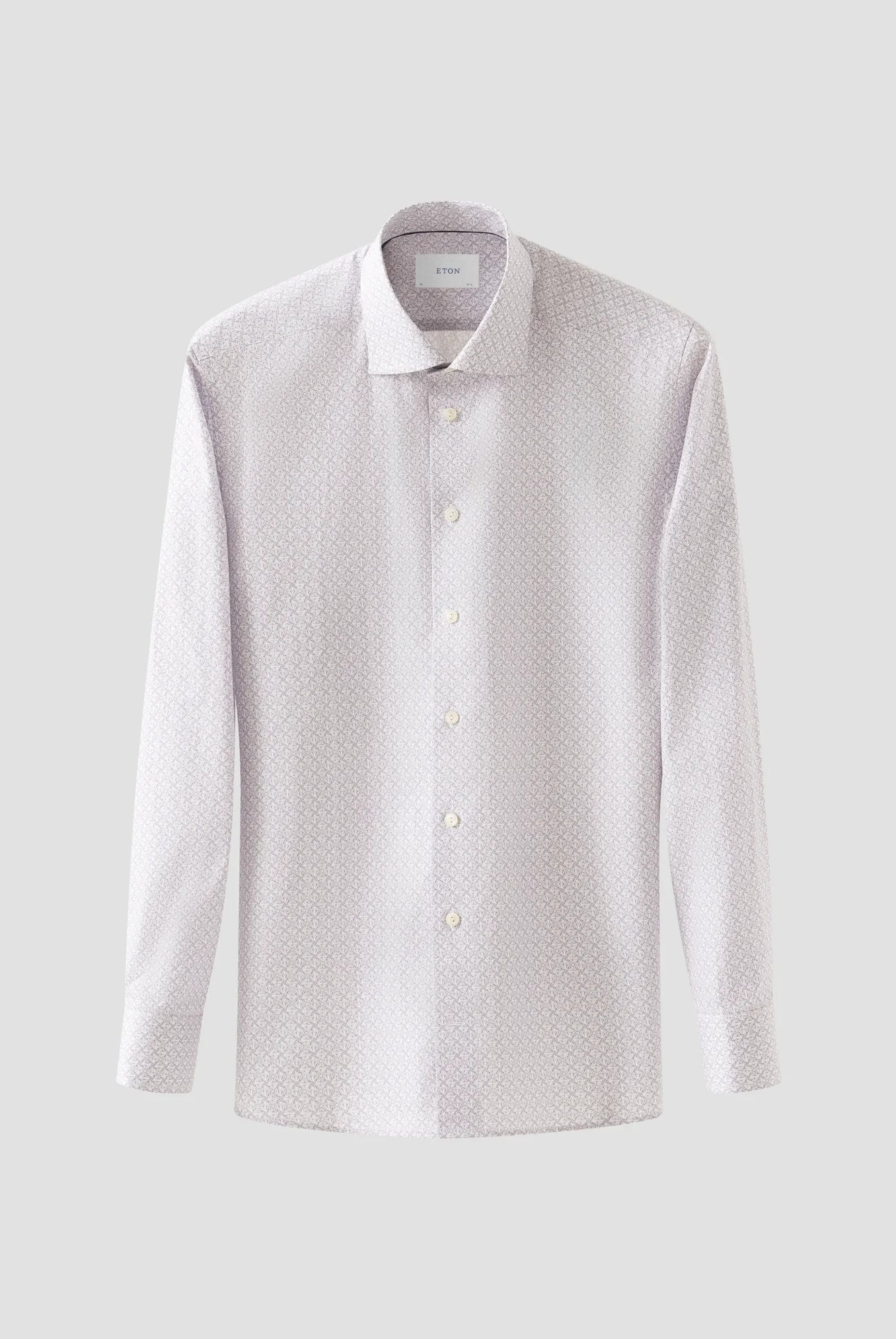 Eton Men's Geometric Signature Twill Shirt