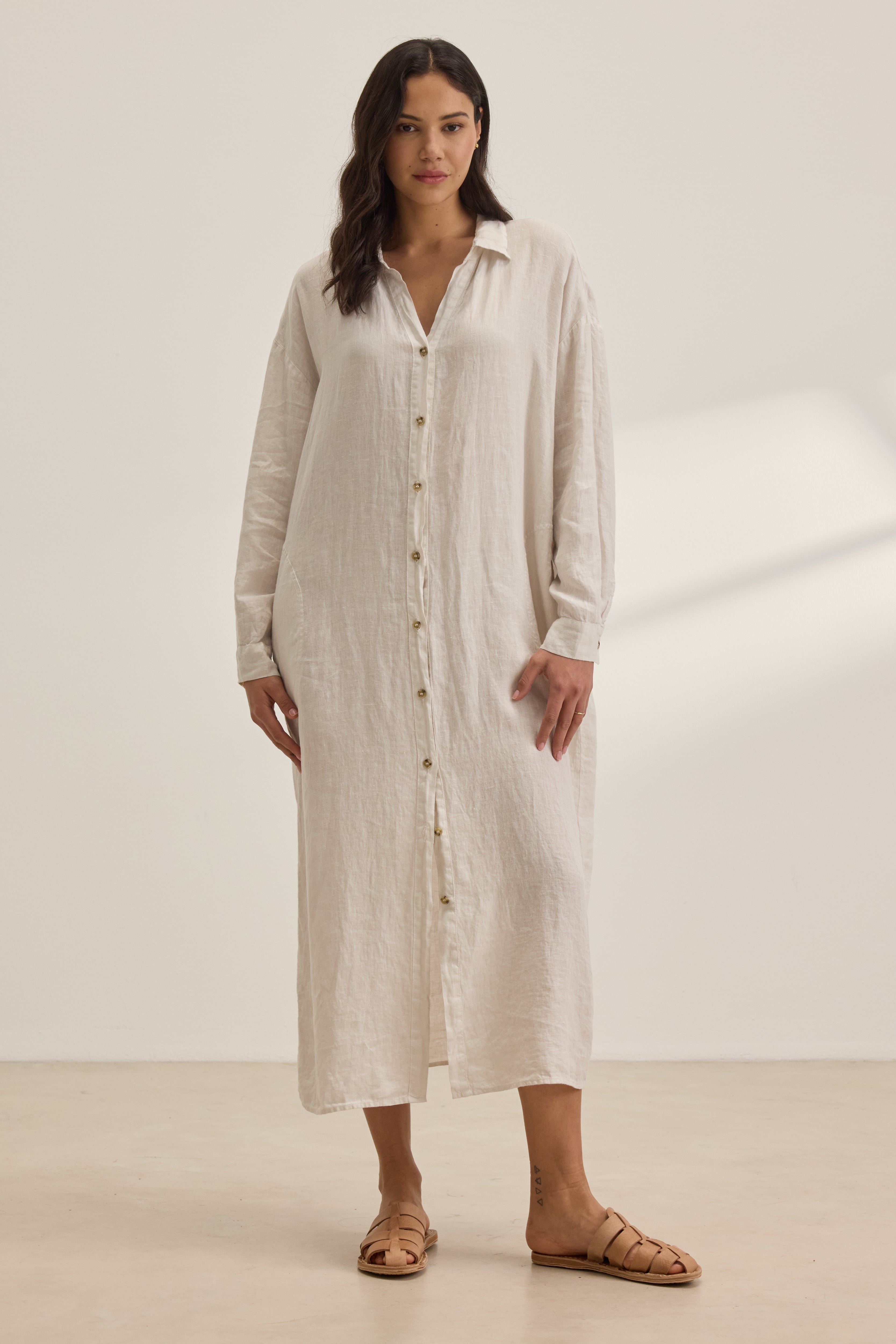 Velvet Women's Cleo Wade Woven Linen Nicole Dress