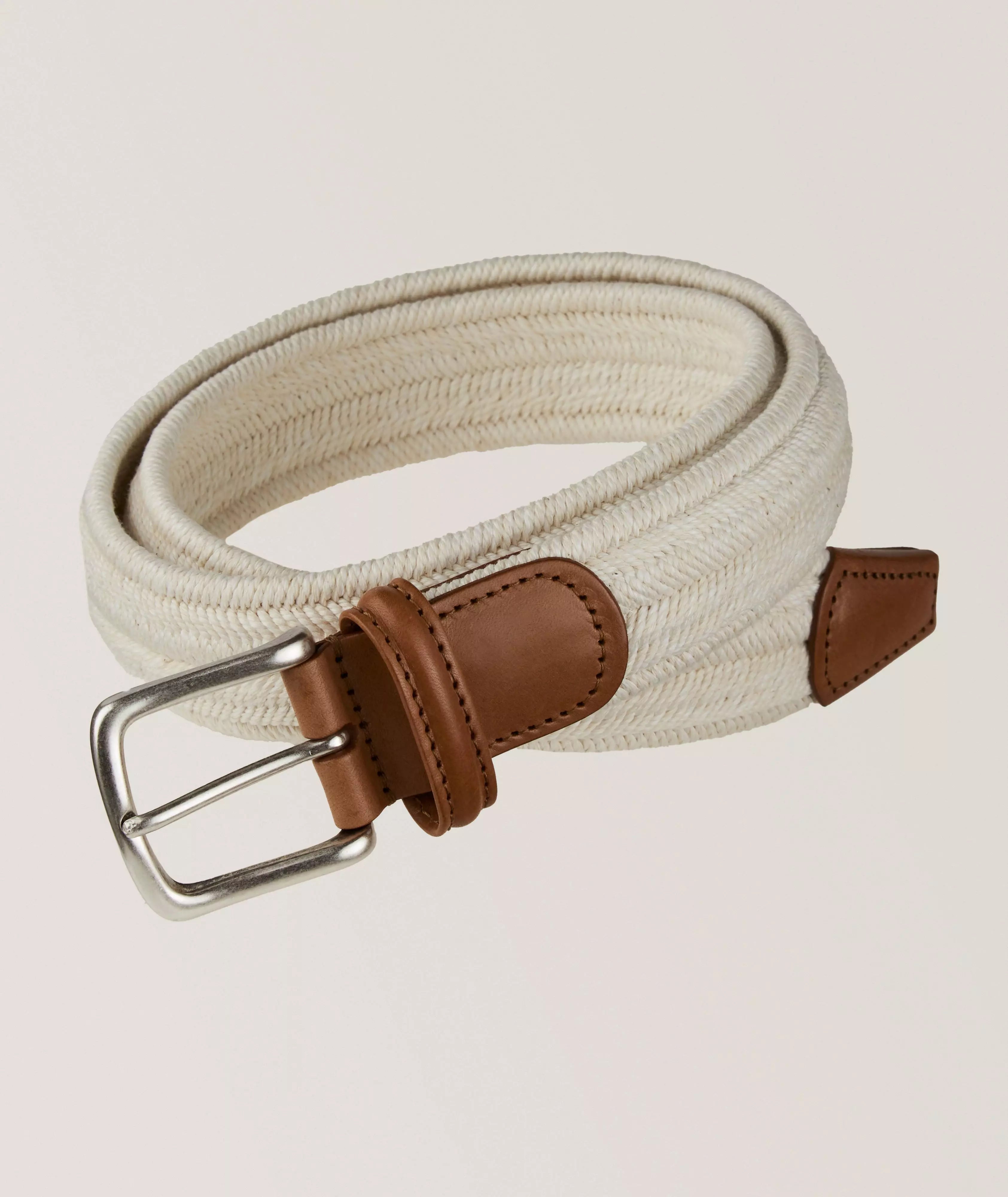 小物 Anderson's leather belt made in italy Anderson's Leather Belt - Black – Circle of Friends Shop