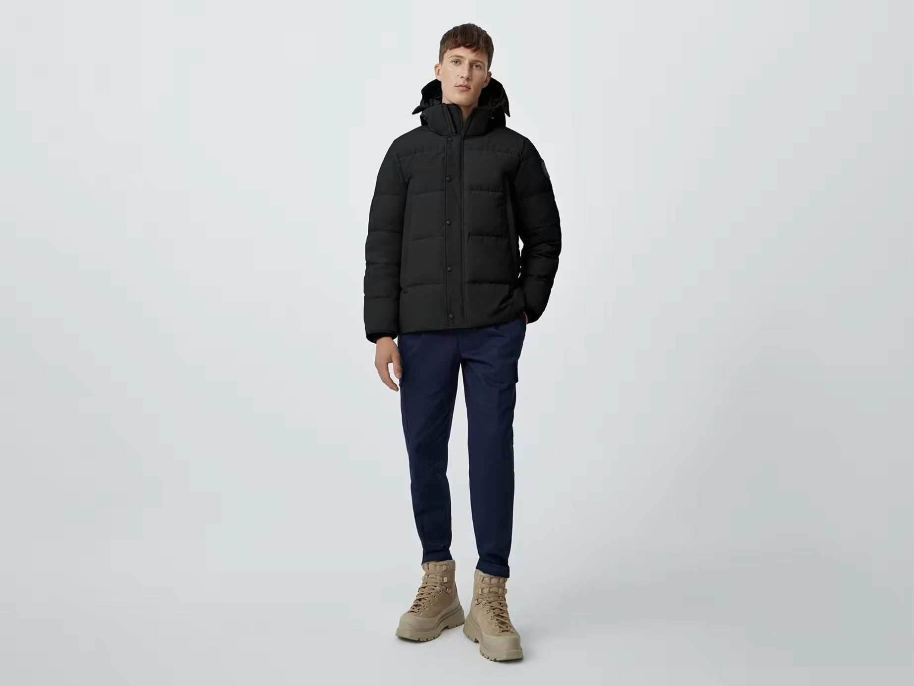 Canada shops Goose black parka jacket for men