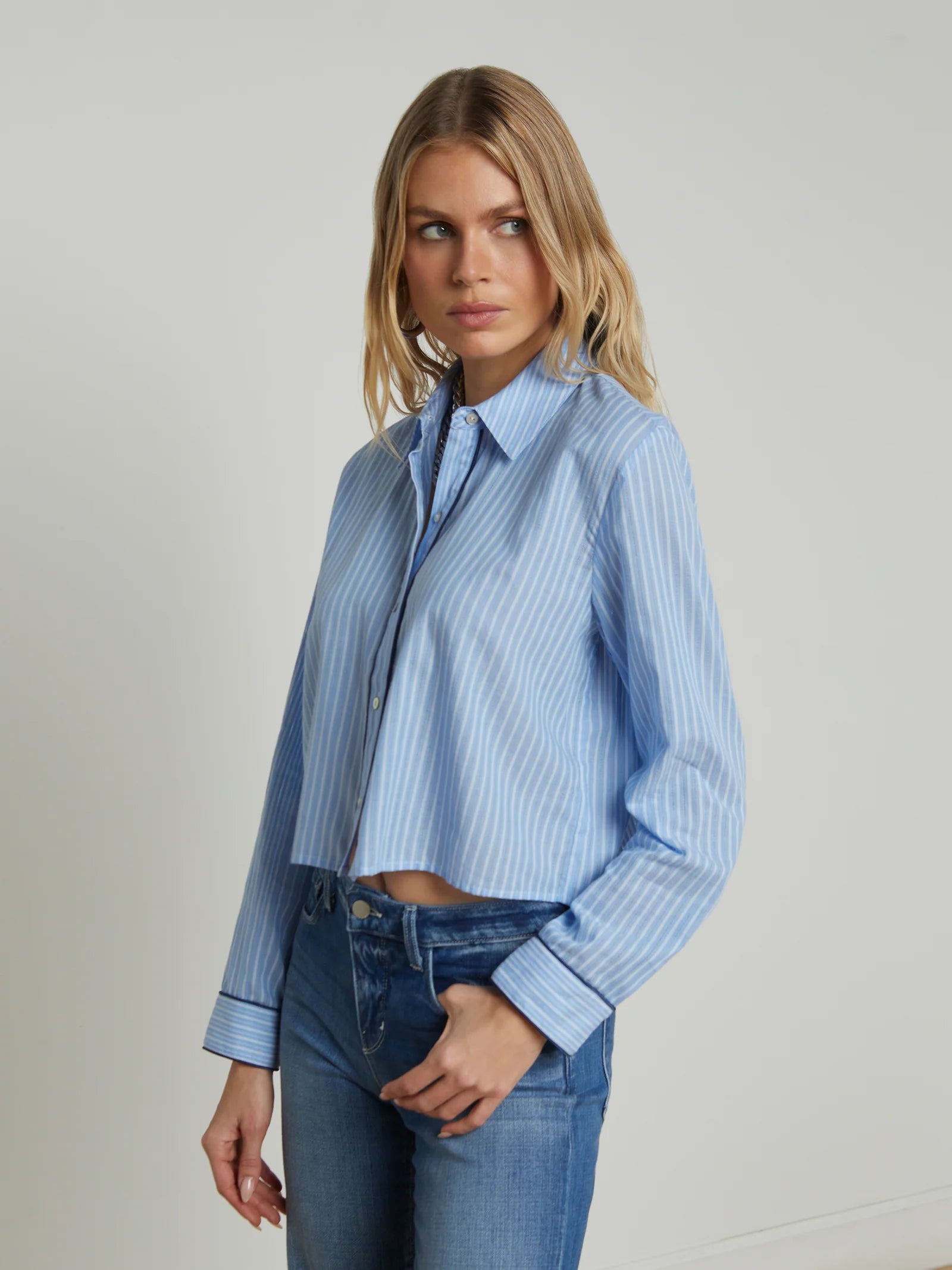 L'Agence Women's Cosette Button-Down Shirt