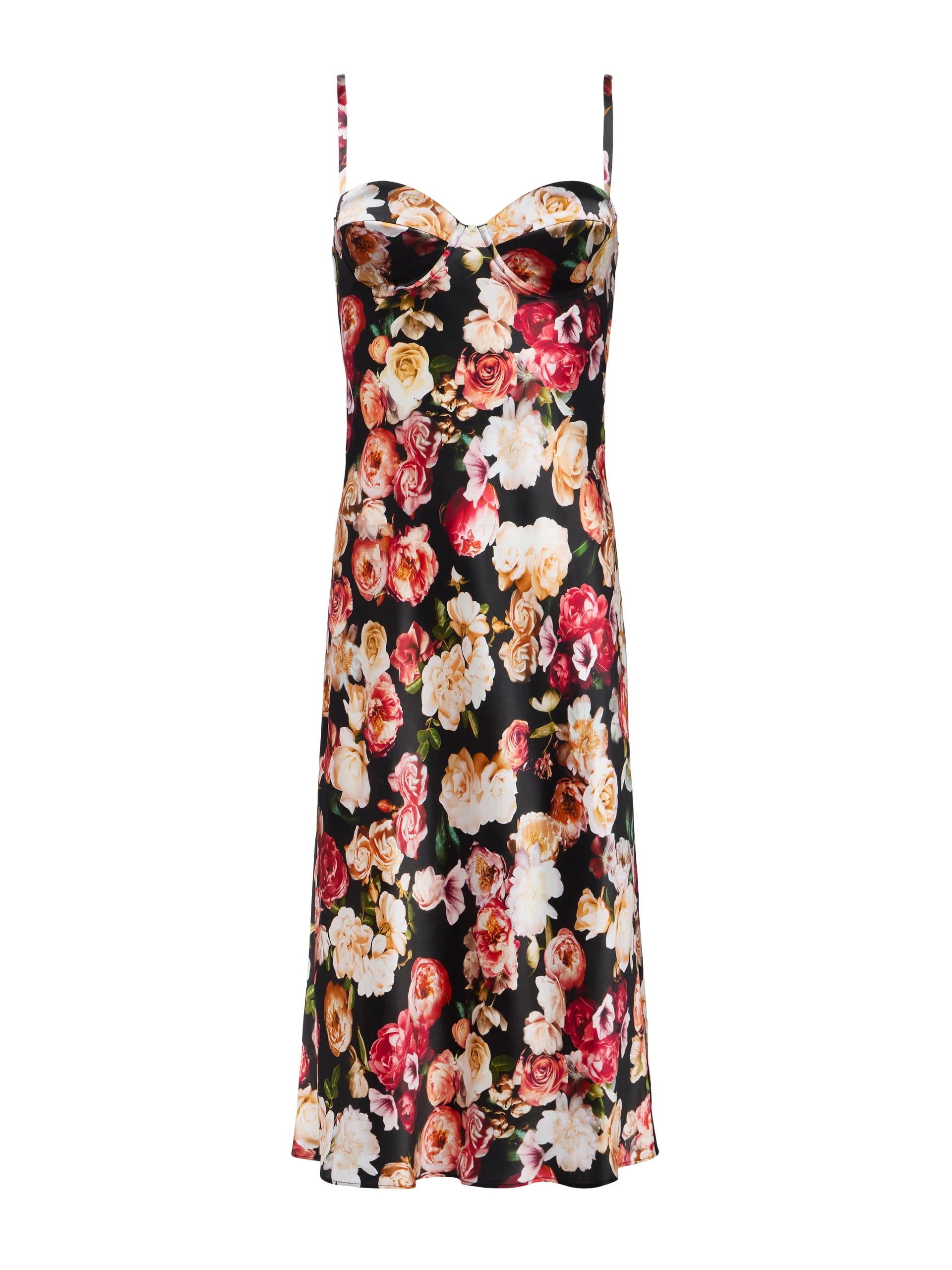 L'Agence Women's Solay Silk Slip Dress
