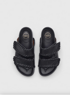 ATP Atelier Women's Furlo Stitch Leather Comfy Sandals