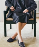ATP Atelier Women's Shoe Andrano Black Nappa Loafers