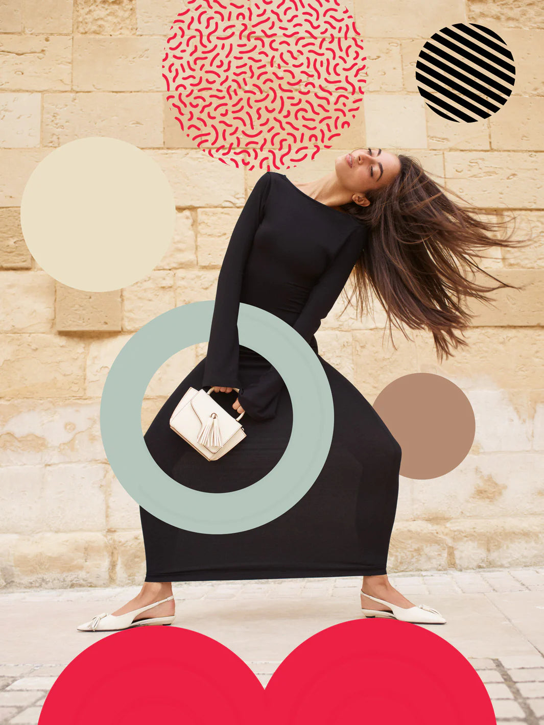  ATP Women's Montalcino Mini Tassel Leather Handbag