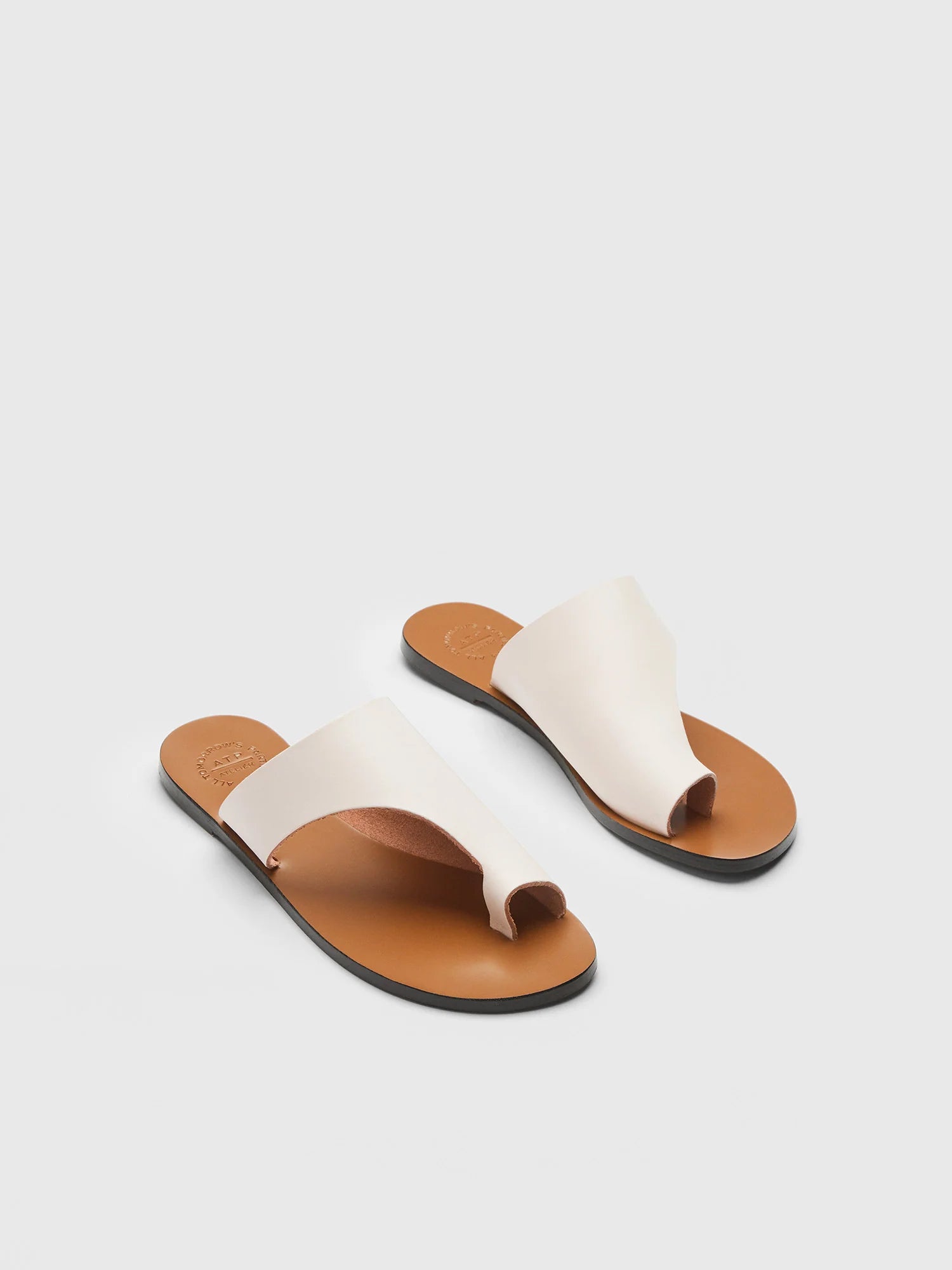 ATP Women's Rosa Linen Leather Cutout Sandal