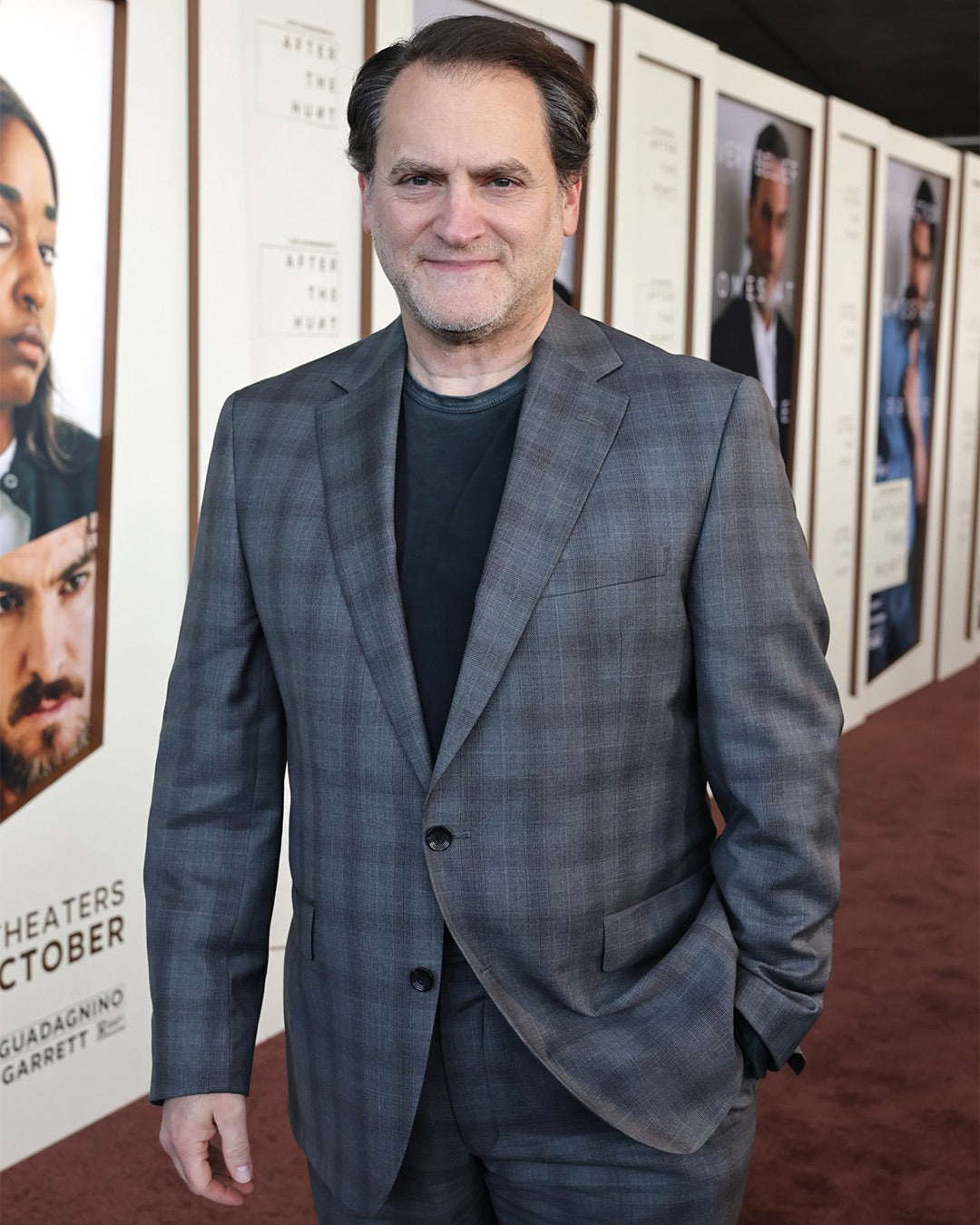 Actor Michael Stuhlbarg at the Los Angeles premiere of his new film @afterthehuntmovie , wearing Jack Victor.