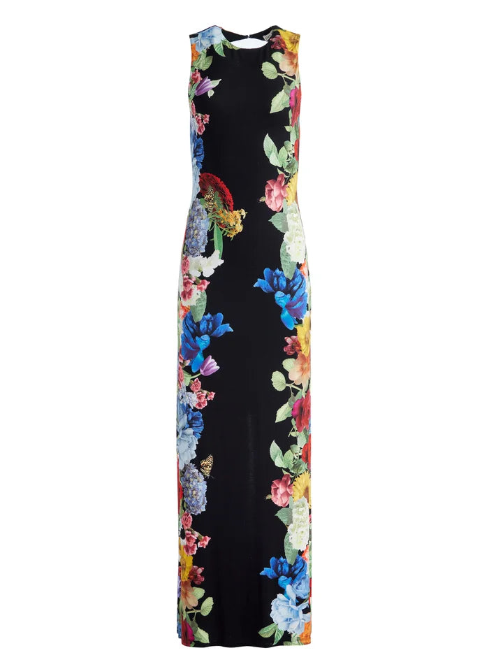 【Alice+Olivia】DELORA 花柄 オープンバック マキシ丈 ドレス Alice + Olivia Women's Delora Open Back Maxi Dress – Channers