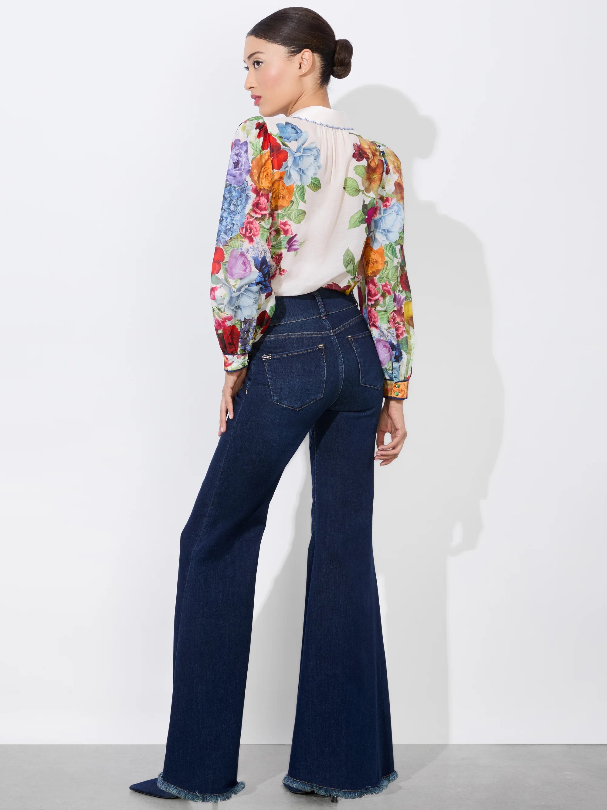 Alice + Olivia Women's Roanne Button Down Blouse