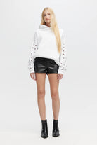 CHRLDR Women's Hira Grommet Sleeves P E Hoodie