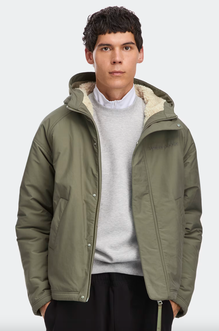Canada Goose Men's Alberni Reversible Fleece Bomber