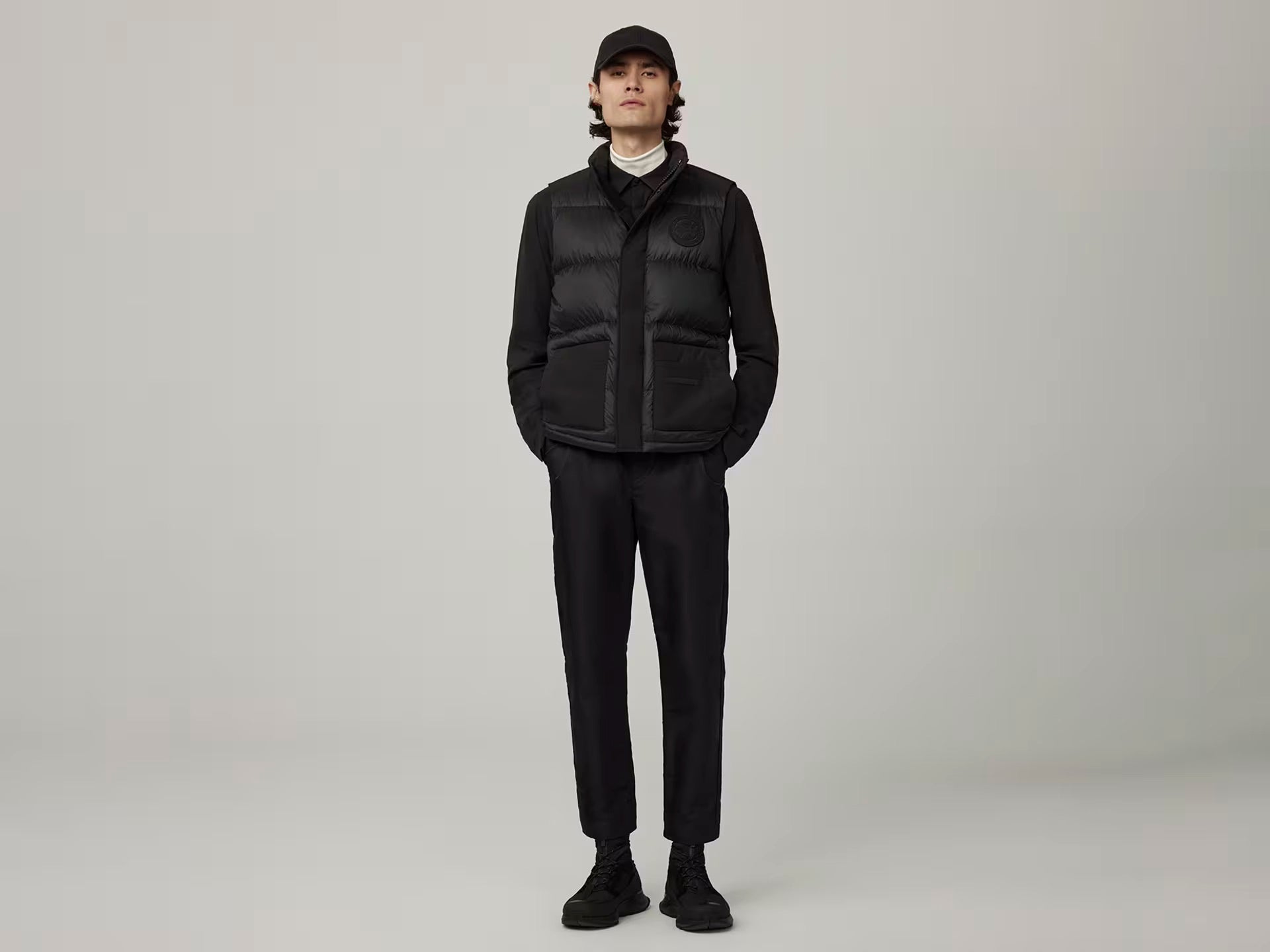 ジャケット・アウター  FREESTYLE VEST BLACKLABLE フリースタイル クルー ベスト ブラックレーベル(2054MB)｜BL