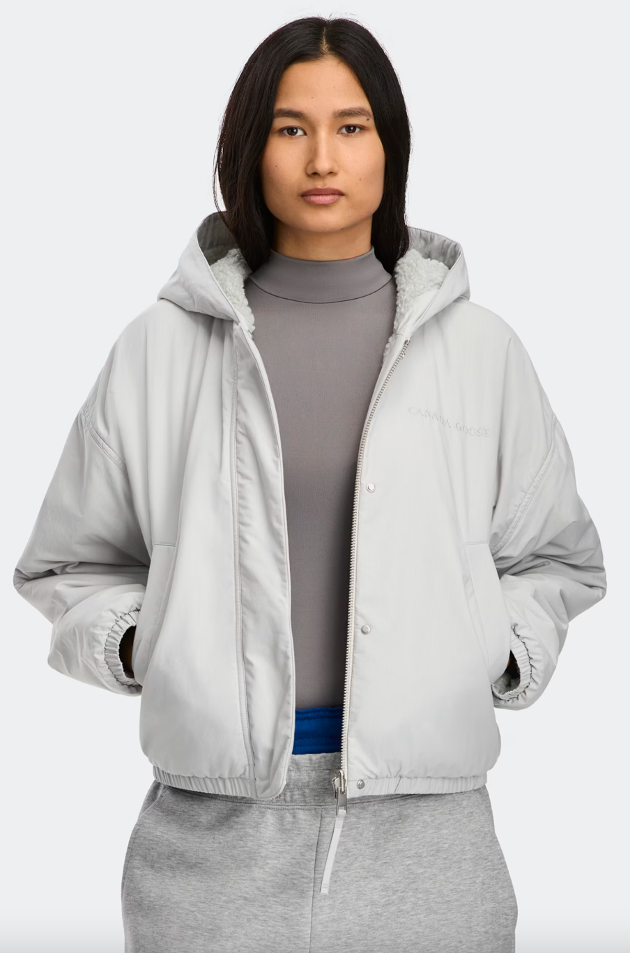 Canada Goose Women's Alberni Reversible Fleece Bomber