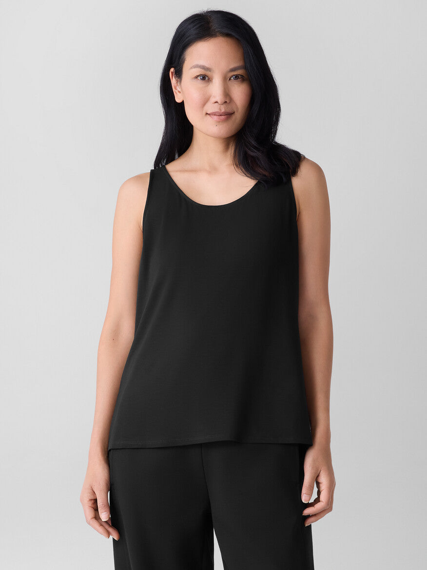 Eileen Fisher Women's Fine Jersey Scoop Neck Tank