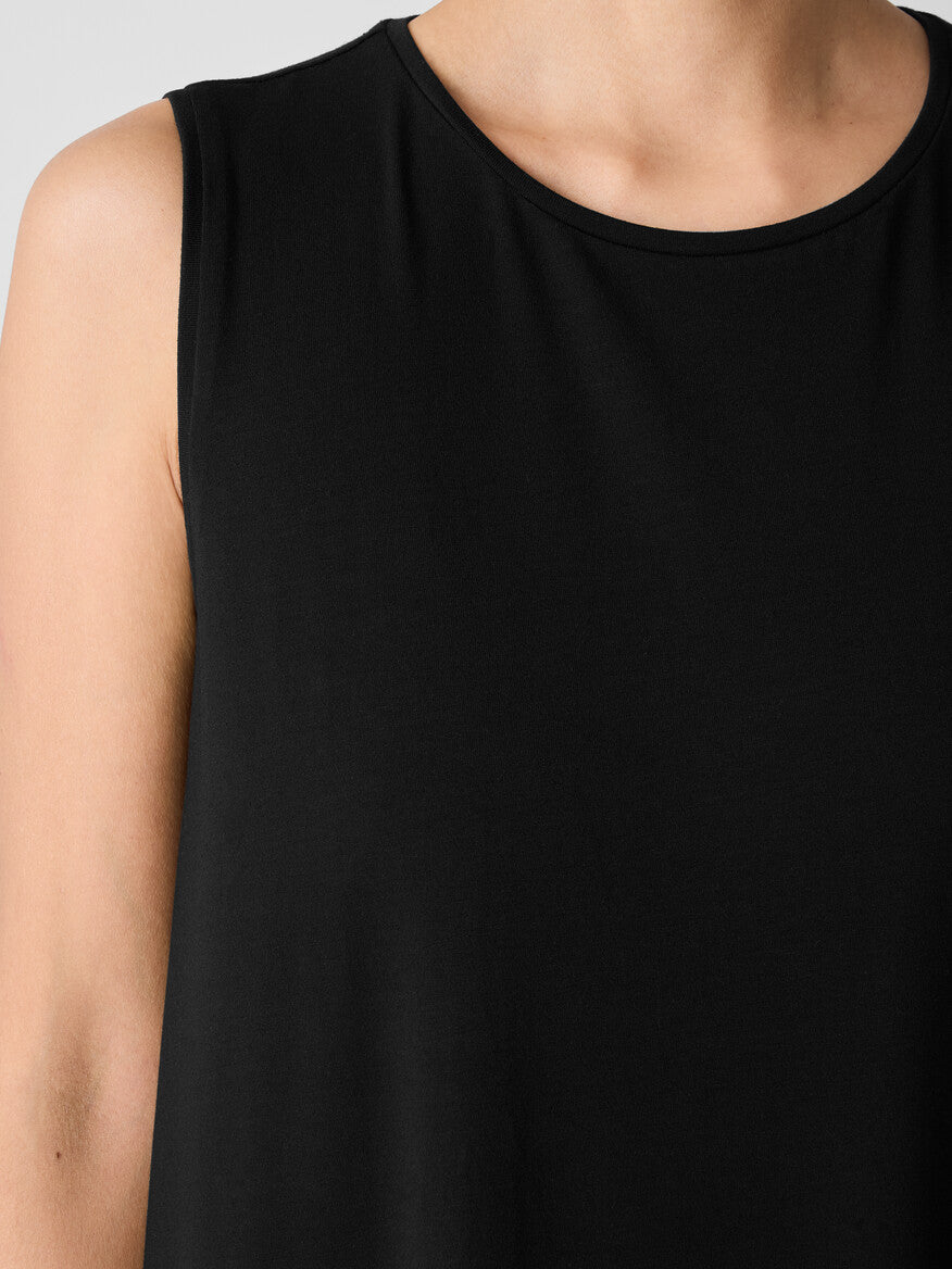 Eileen Fisher Women's Stretch Jersey Knit Round Neck Dress – Channers