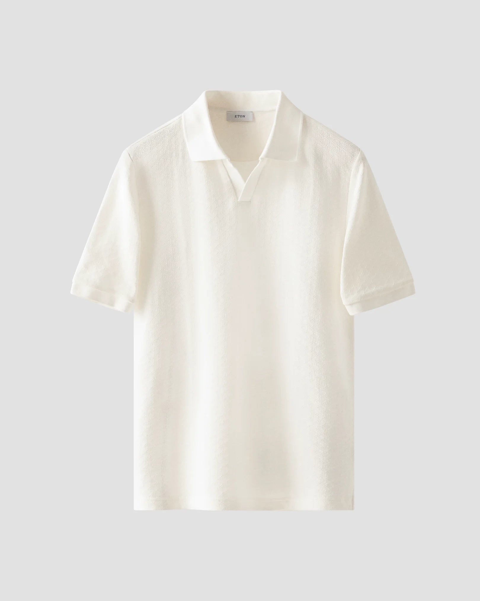 Eton Men's Diamond Jaquard Polo Shirt