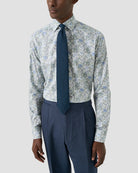 Eton Men's Floral Print Signature Twill Shirt