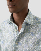 Eton Men's Floral Print Signature Twill Shirt