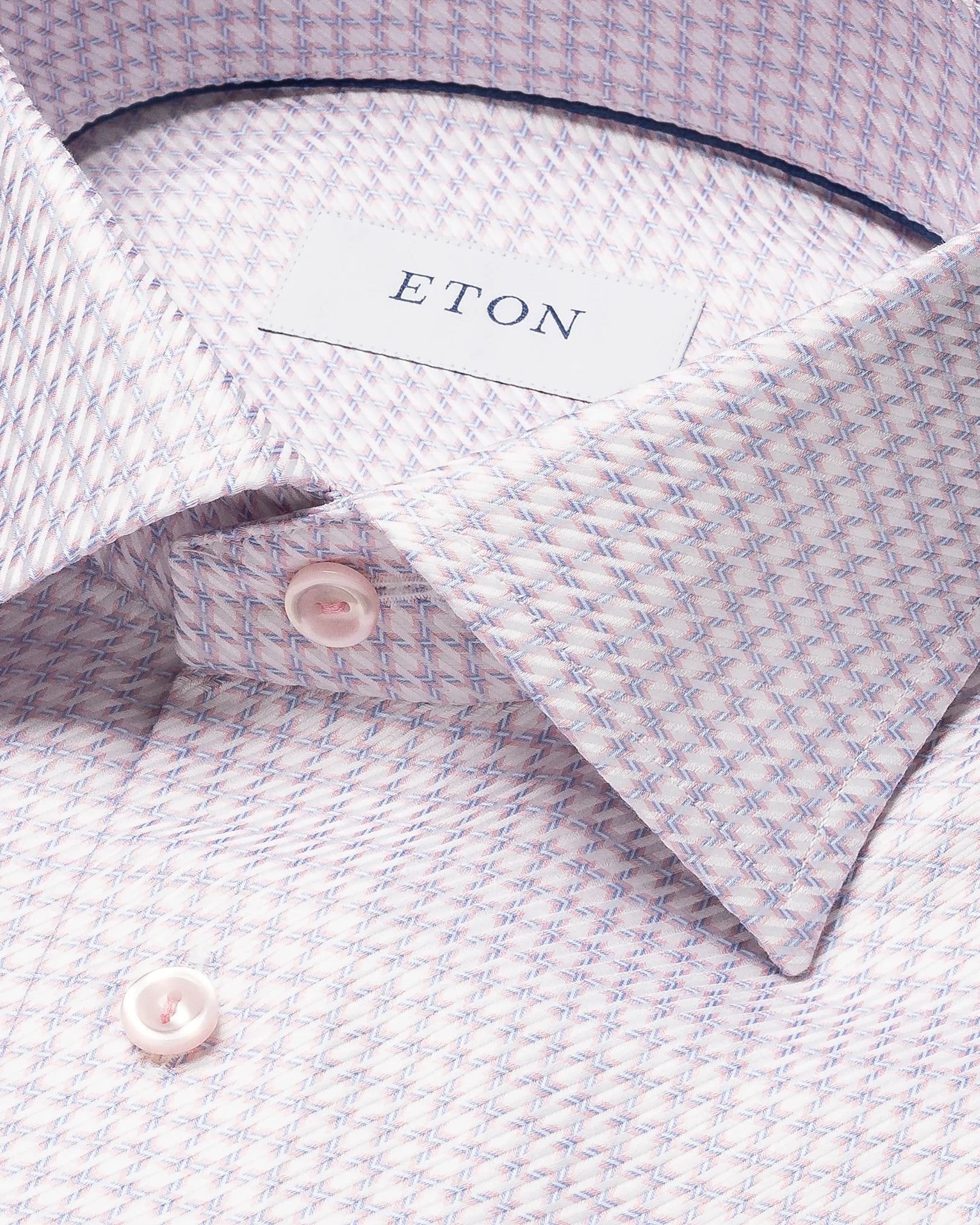 Eton Men's Pink King Twill Shirt