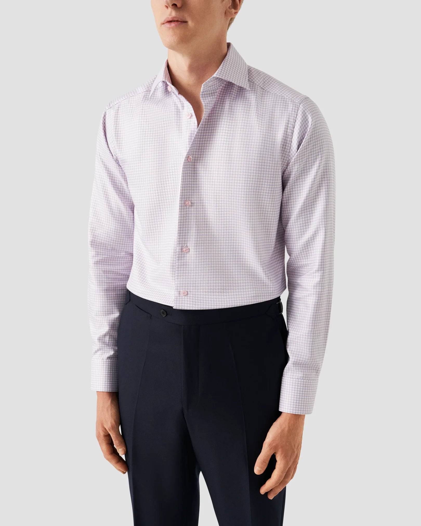 Eton Men's Pink King Twill Shirt