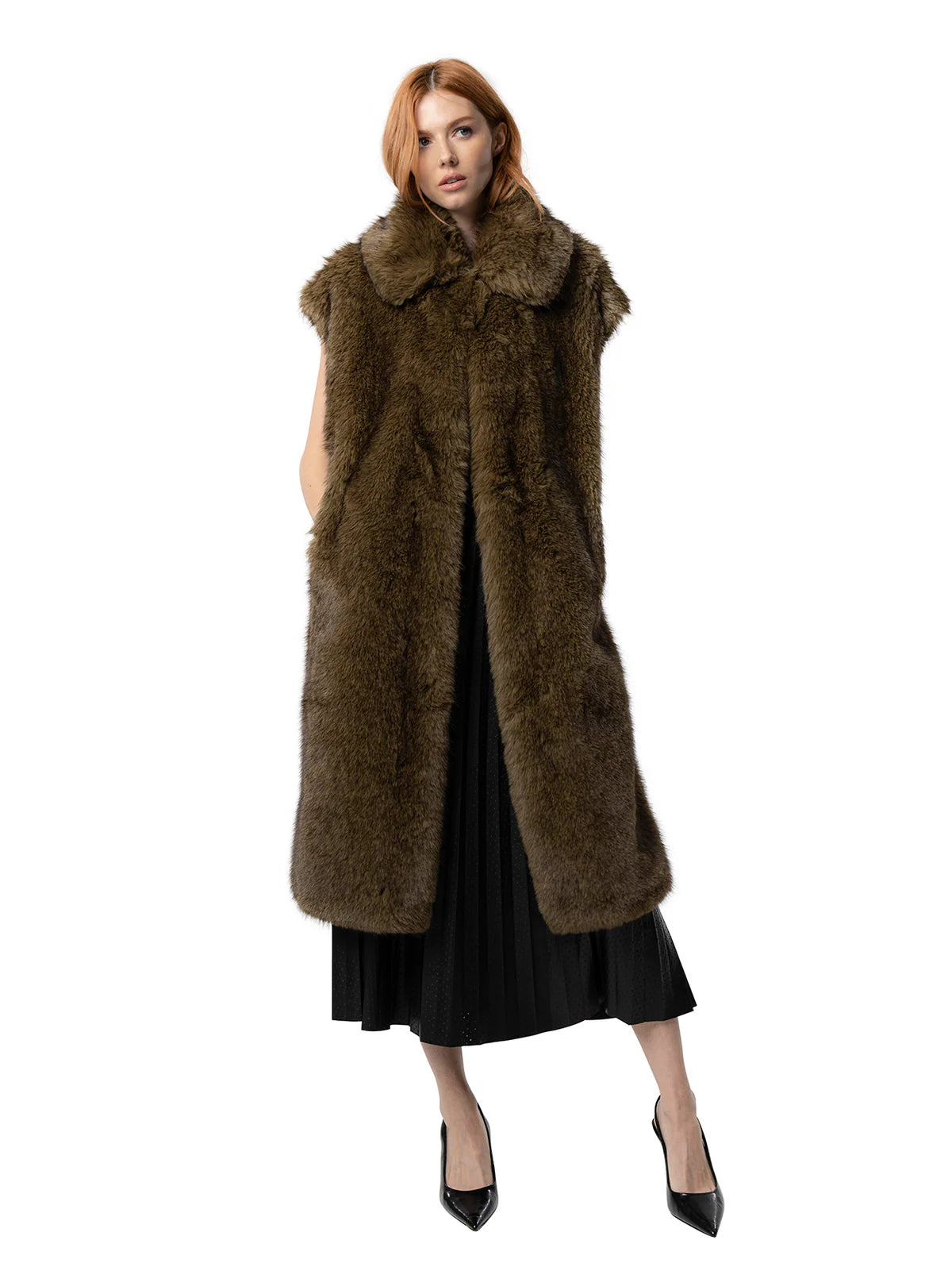Freed Women's The Kit Fur Free Long Vest