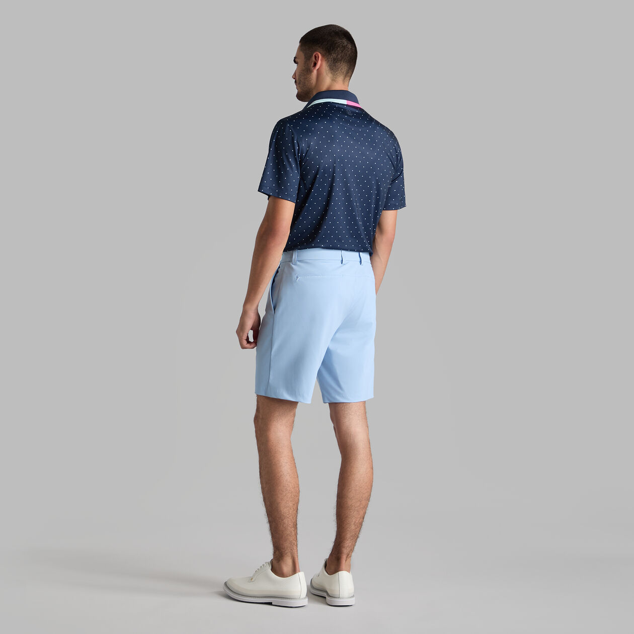 G Fore Men's Polka Dot Tech Jersey Polo