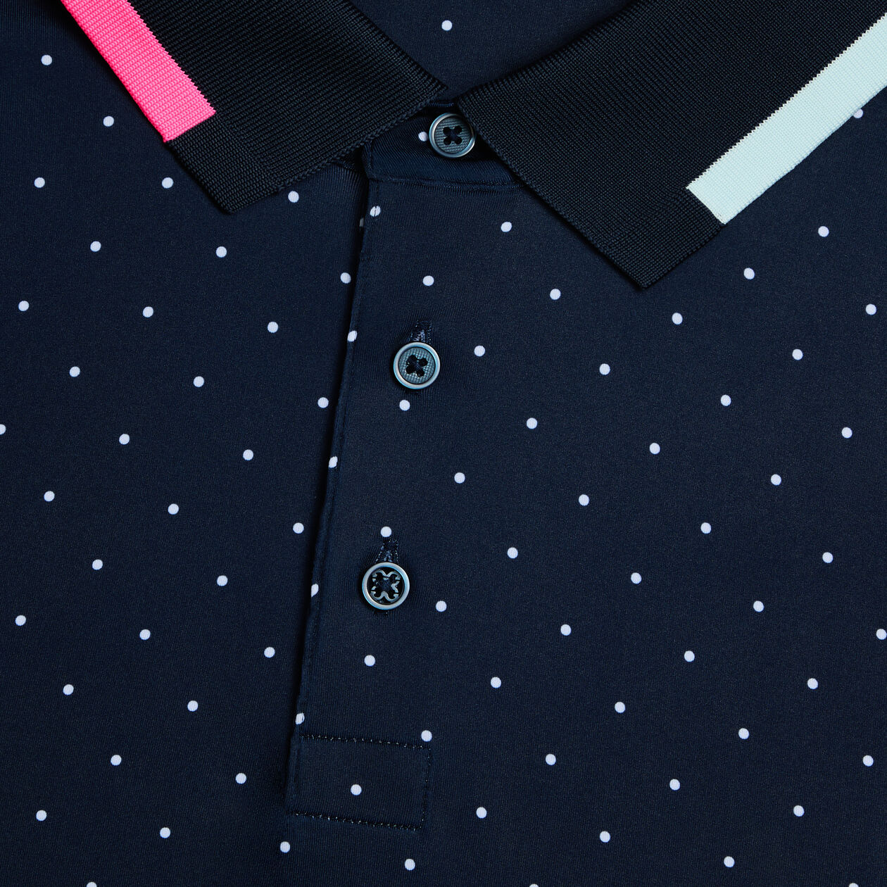 G Fore Men's Polka Dot Tech Jersey Polo
