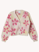 Harden Women's Flower Power Cropped Cardigan