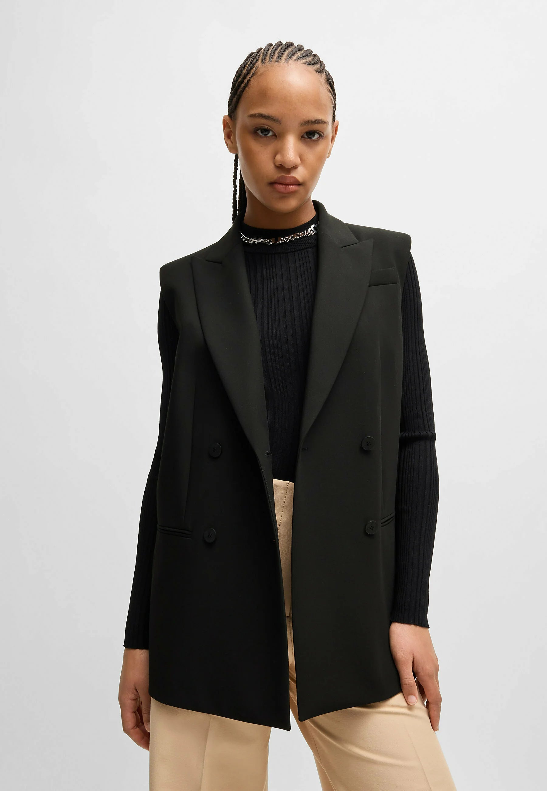 Hugo Boss Women's Amadera Sleeveless Blazer