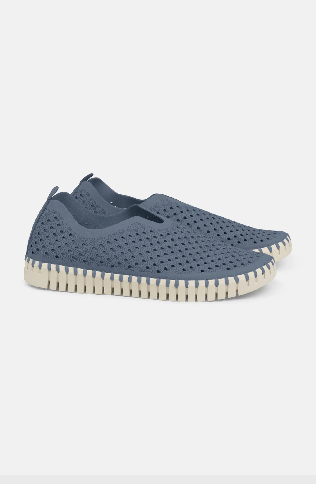 Ilse Jacobsen Women's Blue Grey Tulip Flat Shoe