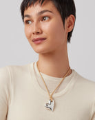 Jenny Bird Women's Art Heart On A String Necklace