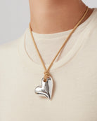 Jenny Bird Women's Art Heart On A String Necklace