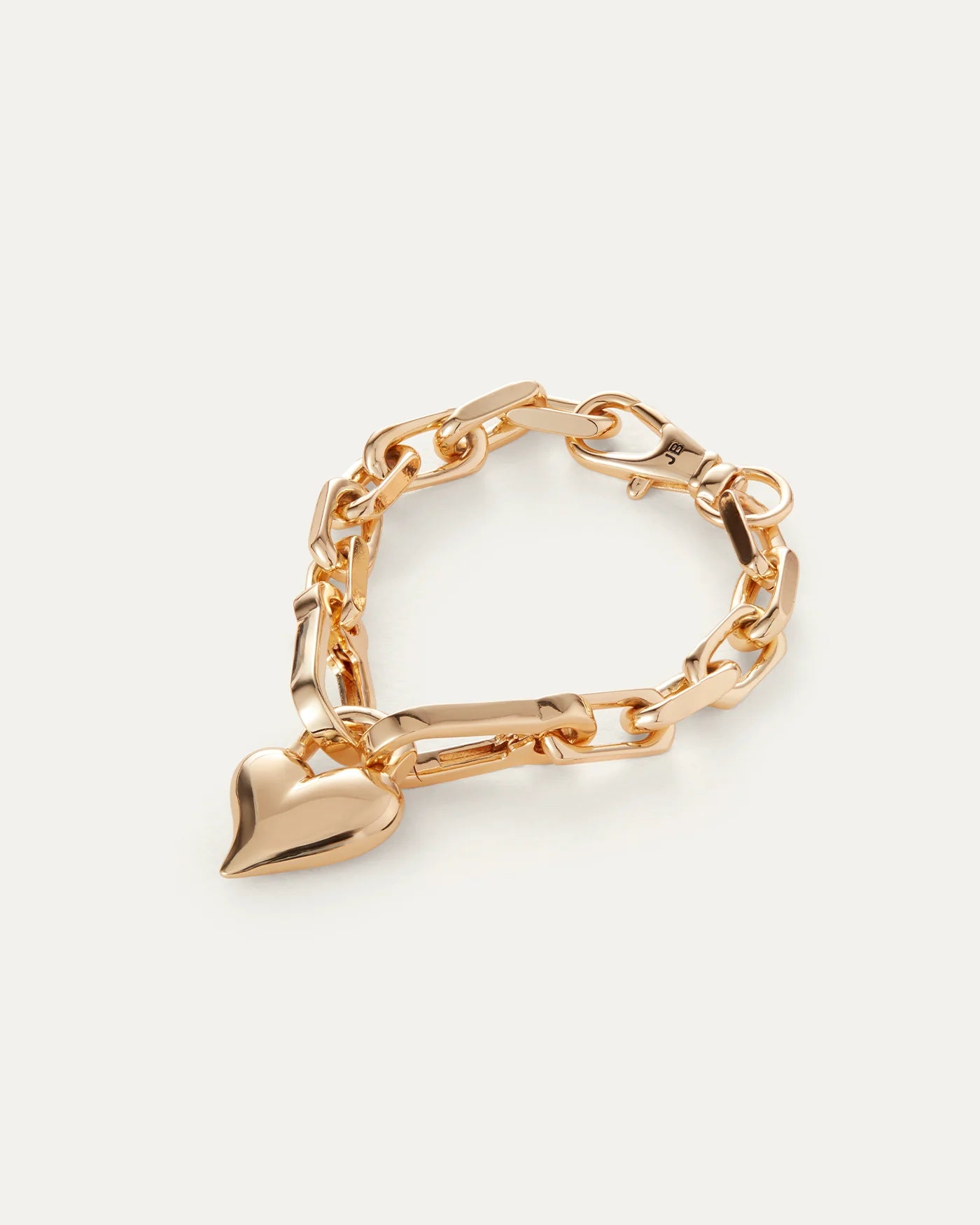 Jenny Bird Women's Padlock Heart Chain Bracelet