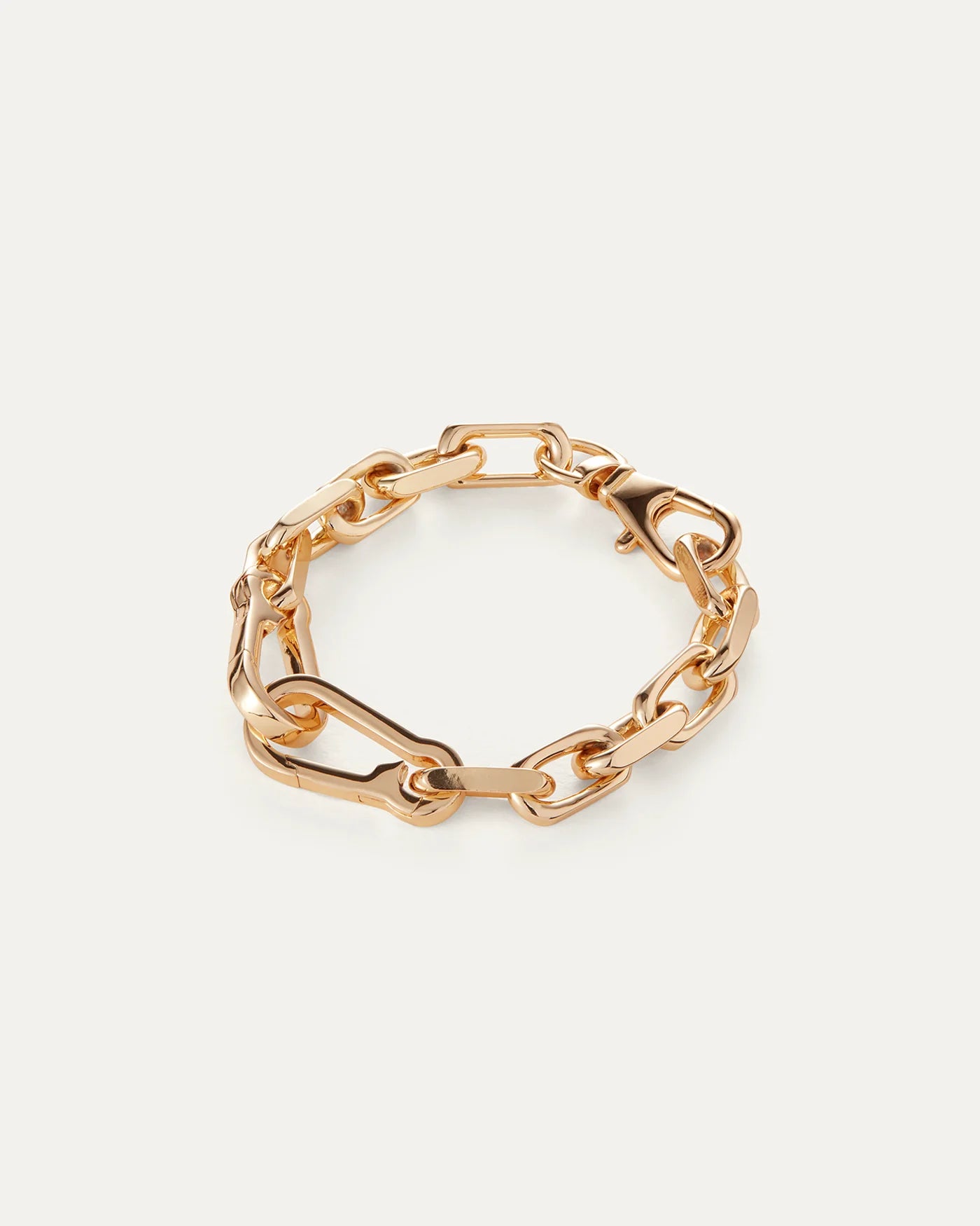 Jenny Bird Women's Padlock Heart Chain Bracelet