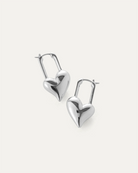 Jenny Bird Women's Padlock Heart Earrings