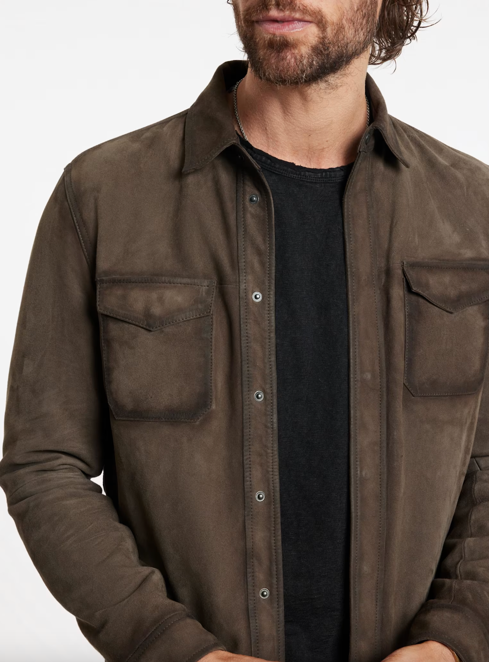 John Varvatos Men's Izzy Shirt Jacket