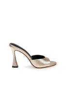 L'Agence Women's Avery Suede Peep-Toe Mule