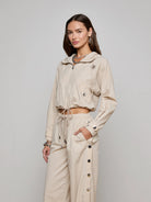 L'Agence Women's Bronwyn Cropped Windbreaker