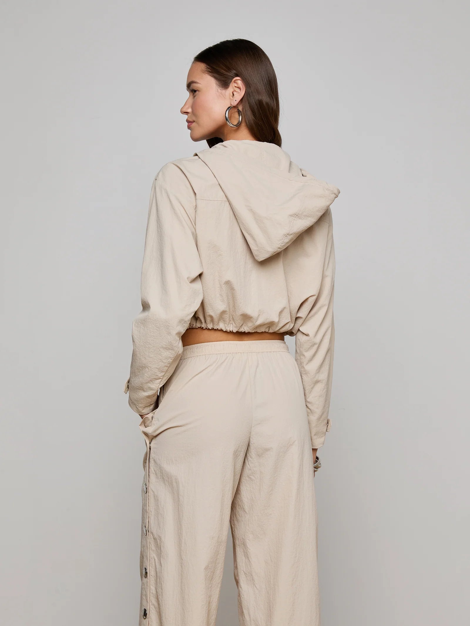 L'Agence Women's Bronwyn Cropped Windbreaker