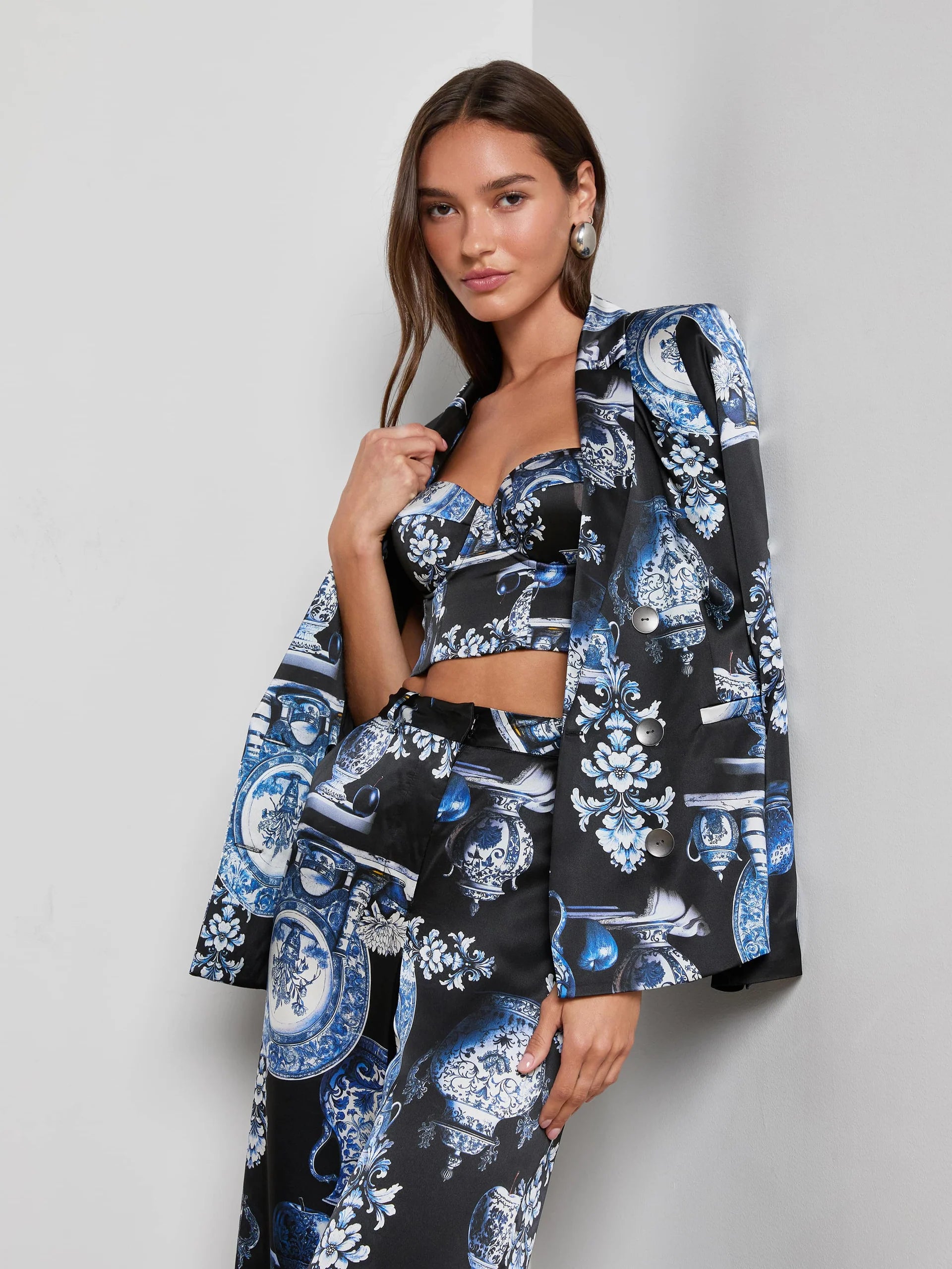 L'Agence Women's Colin Silk Blazer