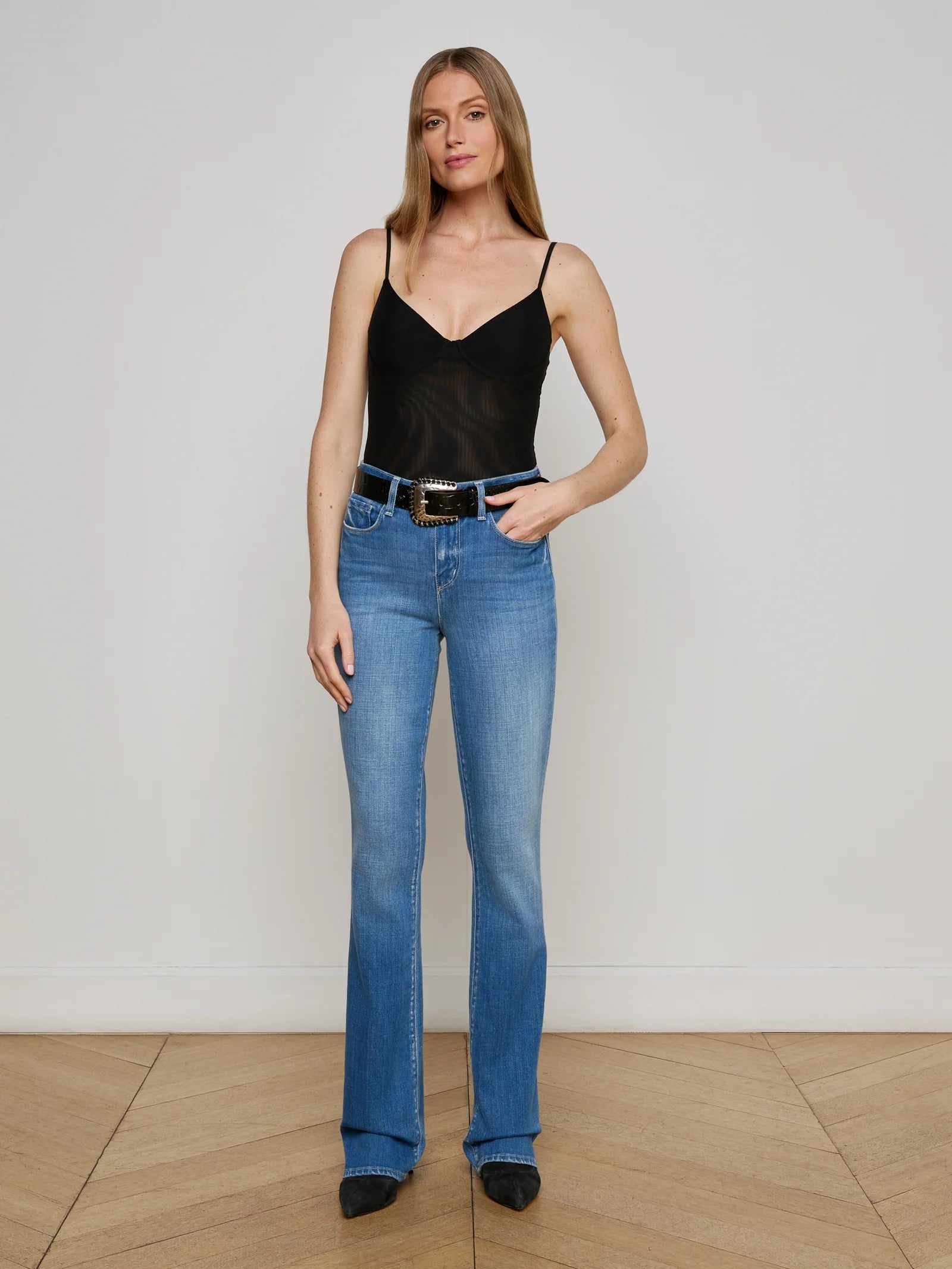 L'Agence Women's Elowen Mesh Bodysuit