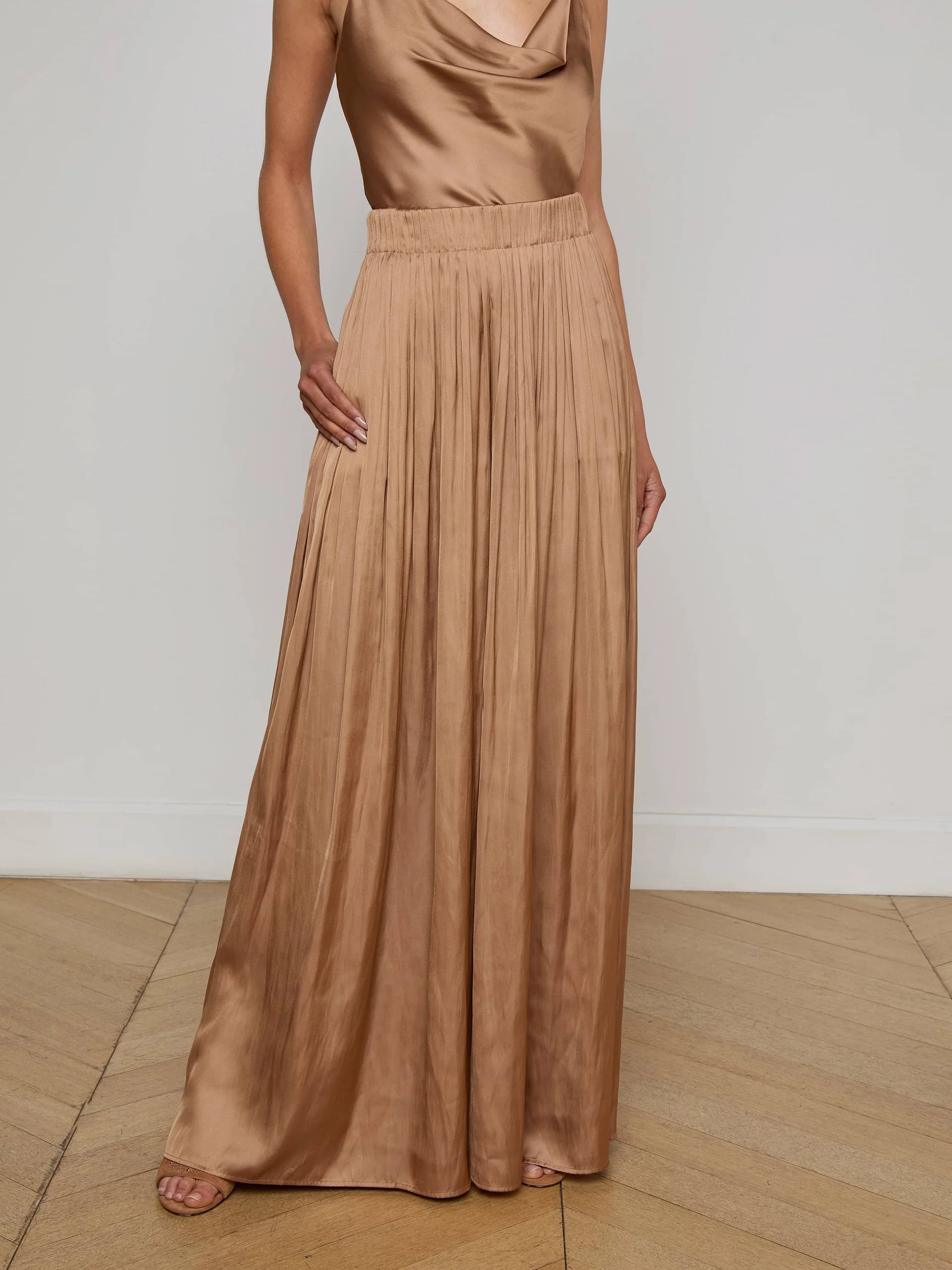 L'Agence Women's Haylo Satin Pant