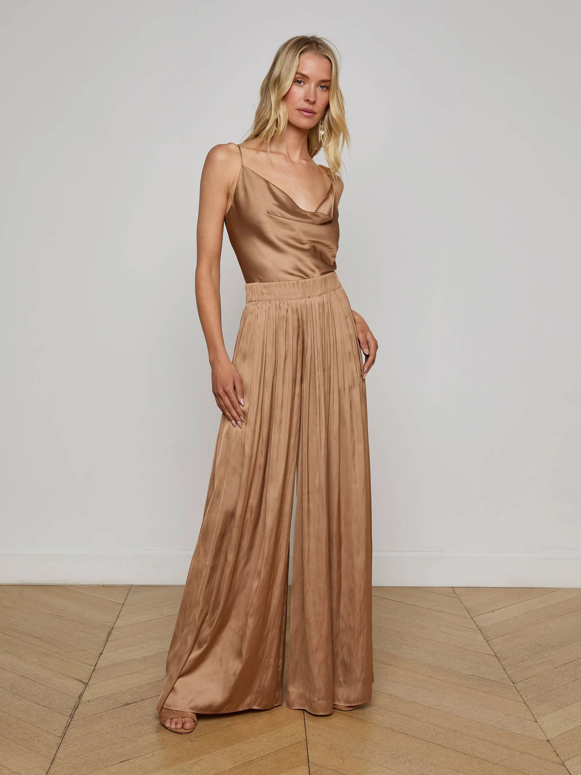 L'Agence Women's Haylo Satin Pant