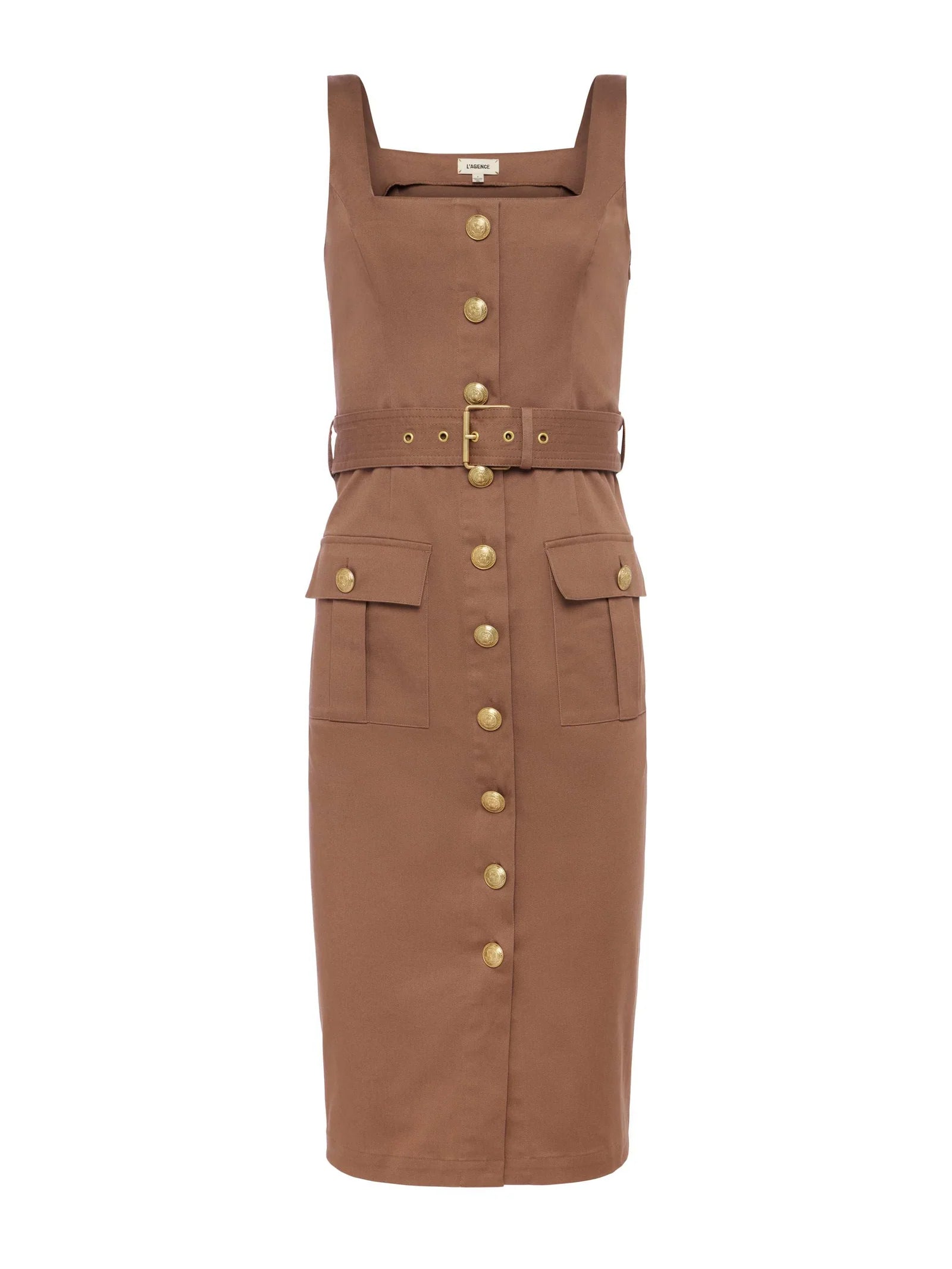 L'Agence Women's Idy Button-Front Dress