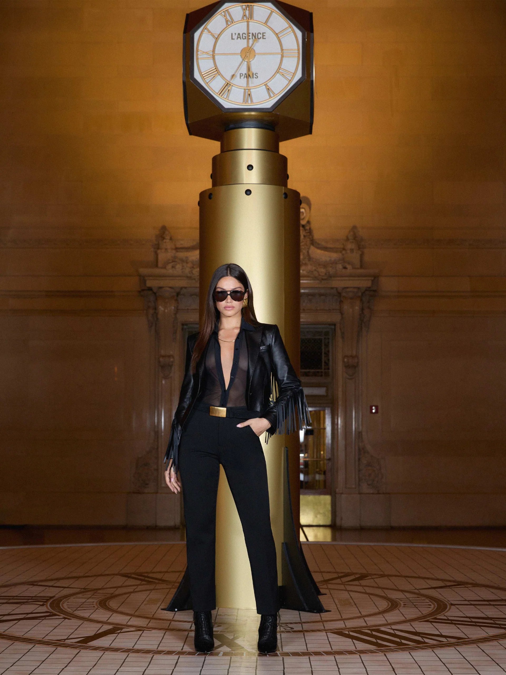 L'Agence Women's Indiana Mesh Blouse