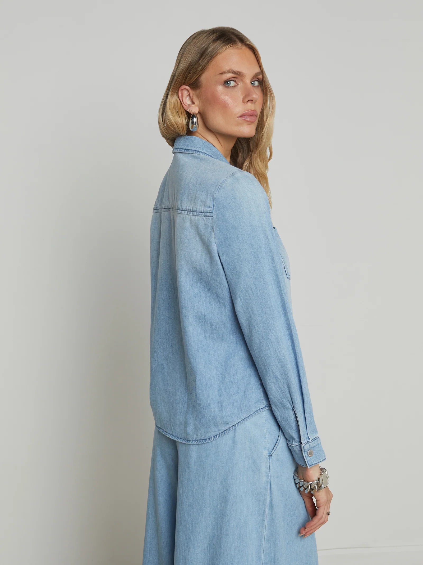 L'Agence Women's Isla Denim Shirt