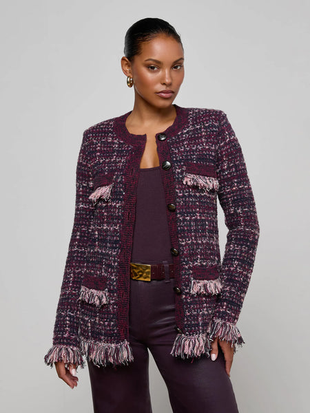 L'Agence Women's Kastoria Fringe Cardigan – Channers