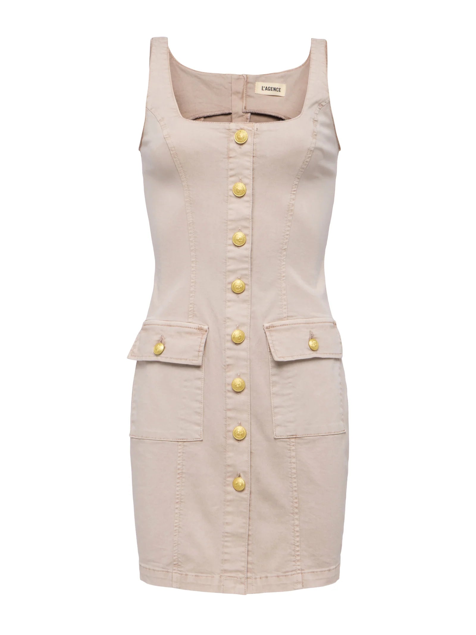 L'Agence Women's Midy Button-Front Dress