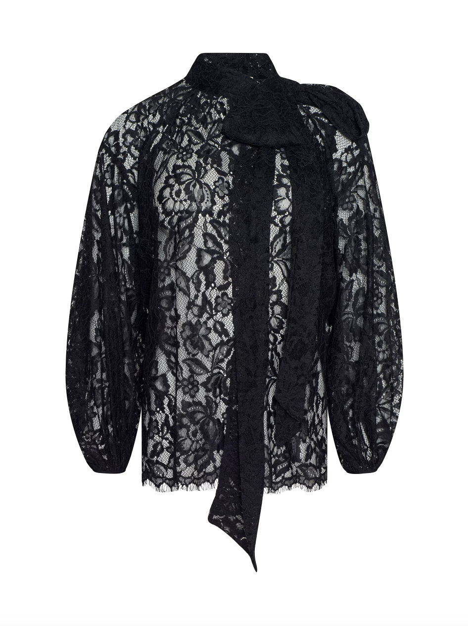 L'Agence Women's Rhett Oversized Lace Blouse