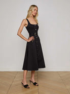 L'Agence Women's Tazia Midi Dress